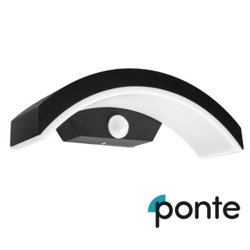 Kinkiet LED zewnętrzny z czujnikiem ruchu, 12 W, 1100 lm, 4000 K, IP65, PON
