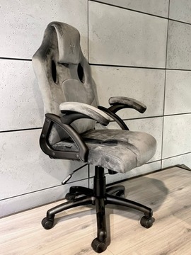 Вращающееся игровое кресло, мягкое рабочее кресло из алькантары Lugano.pro