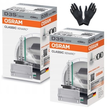 PALNIK ŻARNIK KSENON XENON OSRAM D3S XENARC CLASSIC 4300K 2 szt