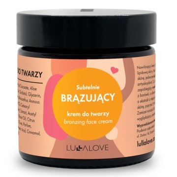 LULLALOVE KREM SUBTELNIE BRĄZUJĄCY DO TWARZY 60ML