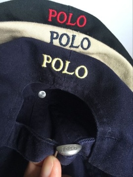 Czapka POLO RALPH LAUREN z daszkiem Baseball Beż Granat NOWOŚĆ