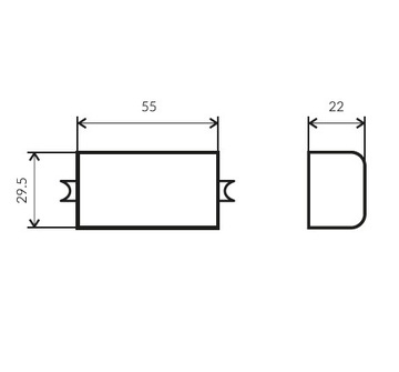 ZASILACZ DO TAŚM LED MINI DOPUSZKOWY 12V 6W IP20