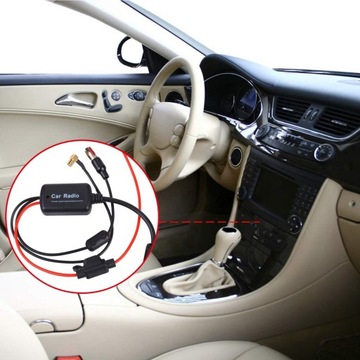 АНТЕННЫЙ УСИЛИТЕЛЬ РАДИОСИГНАЛА DAB+/AM/FM 3в1 12В СО СЪЕМНИКОМ КЛЮЧЕЙ