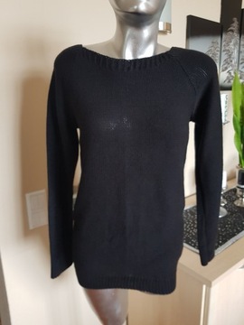 SWETER z kokardkami z tyłu UNI ok S 36