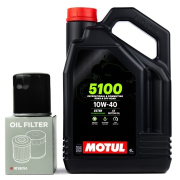 Olej silnikowy MOTUL 5100 10W40 4L + filtr oleju
