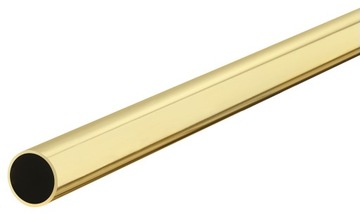 Złota rura, drążek fi 25, długość 2500 mm