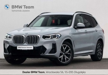 BMW X3 G01 SUV Facelifting 2.0 20d 190KM 2022 BMW X3 I wlasciciel M Sport Laser Gwarancja Bezwypadkowy FVAT23