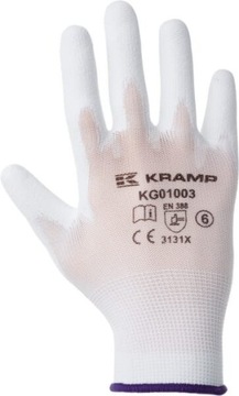 Rękawice 1.001 białe 7/S KG0100307