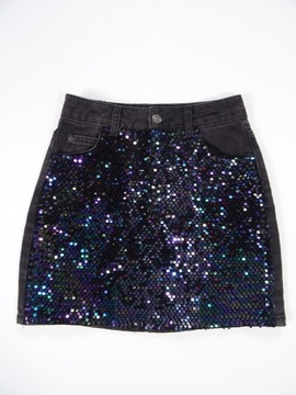 ЮБКА TOP SHOP 32/XXS С ПАЙЕТКАМИ
