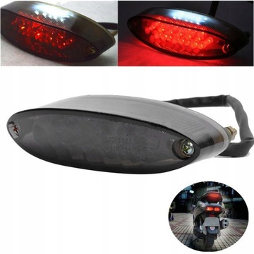 Ogólne światło tylne motocykla LED Światła stopu