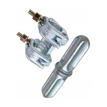 Trzpień centrujący+ złącze wzdłużne 48,3 mm Zestaw