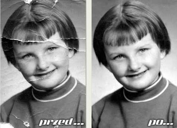 Retusz zdjęć / wycinanie tła i napisów