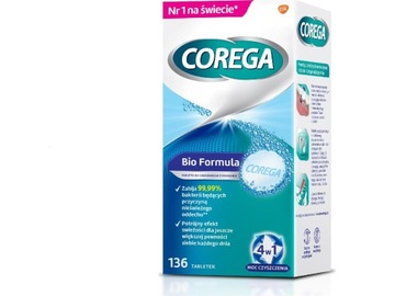 COREGA Bio Formula Tabletki do -136szt 4w1 1op.