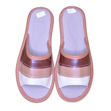 КОЖАНЫЕ ДОМАШНИЕ ТАПОЧКИ, ДОМАШНИЕ ТАПОЧКИ размер 38