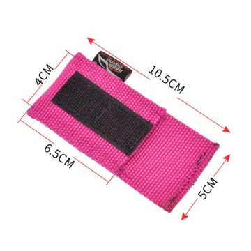 Scuba Cutter Holder Cover Scabbard with D Ring Protective Webbing Rose Red