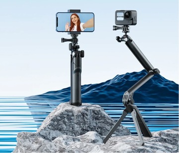 TELESIN 3-Way GoPro DJI штатив для смартфона со штативом