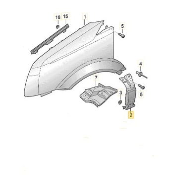 РЕМОНТ АРКИ ЛЕВОГО КОЛЕСА VW CRAFTER SPRINTER 05-