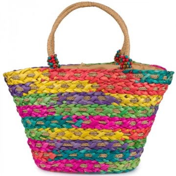 СУМКА БОЛЬШАЯ ЖЕНСКАЯ СУМОЧКА ЛЕТНЯЯ ПЛЯЖНАЯ ШОППЕР КОРЗИНА СОЛОМОЧНЫЙ ЦВЕТ