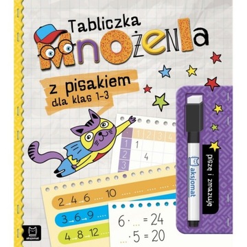 TABLICZKA MNOŻENIA Z PISAKIEM DLA KLAS 1-3