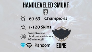 League Of Legends KONTO LOL EUNE inactive +60champ
