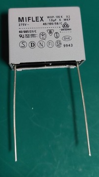Kondensator Miflex WXP-105K X2 1uF