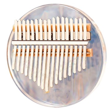 KALIMBA AKRYL KALIMBA 17 TONE KCIK PIANO ŚWIĄTECZNY FLUT OKRĄGŁY