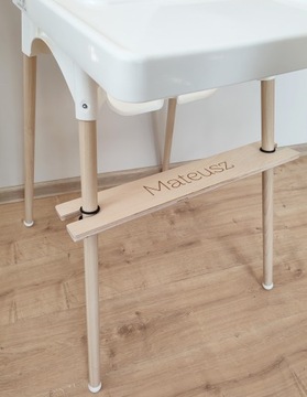 OKLEINA DO NÓŻEK KRZESEŁKA IKEA ANTILOP SOSNA - 5 pasków
