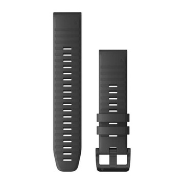 Garmin Pasek do zegarka QuickFit 22 - Szary silikonowy, 010-12863-22