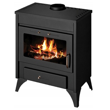 PIEC PIECYK KOZA KOMINEK WOLNOSTOJĄCY NA DREWNO RAY MAX 13kW DO 130m² ECO