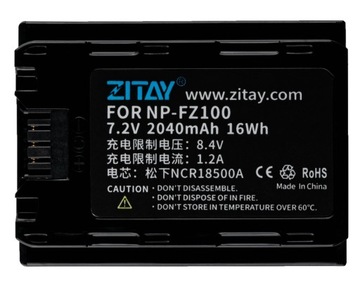 Замена аккумулятора Zitay на NP-FZ100