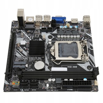 H61-ME LGA1155 МАТЕРИНСКАЯ ПЛАТА + ОХЛАЖДЕНИЕ!