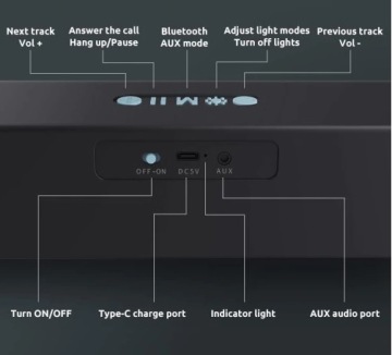 Портативная Bluetooth-колонка Elehot A089