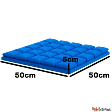 Звукоизоляционный коврик из вспененного материала 4м2 50x50x5см - Идеально подходит для студийной комнаты