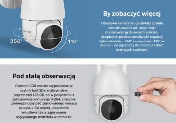 НАРУЖНАЯ ПОВОРОТНАЯ WI-FI КАМЕРА 2 Мп 1080p TUYA