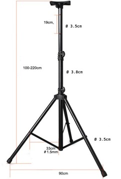 MOZOS MSHIELD-STAND Стойка для акустической системы для акустической кабины