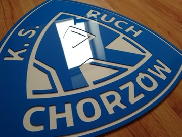 Ruch chorzów herb 3d для стены для домашнего подарка для мужа парня
