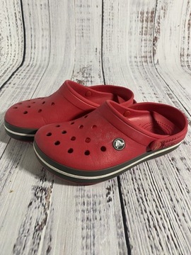 KLAPKI MĘSKIE CROCS CROCBAND CHODAKI KROKSY CZARNE BLACK LEKKIE R. 45-46