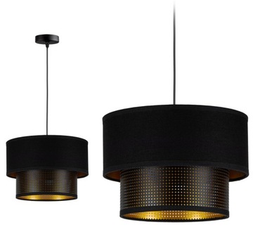 LAMPA WISZĄCA SUFITOWA ŻYRANDOL ABAŻUR NOWOCZESNA