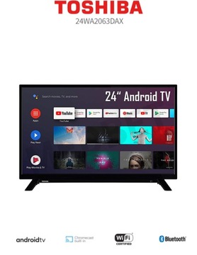 TELEWIZOR TOSHIBA 24'' SMART ANDROID DVB-T2 HEVC