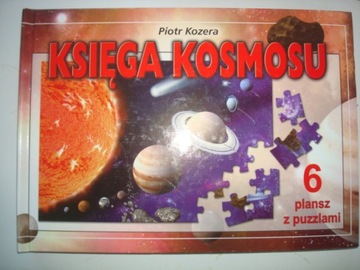 KSIĘGA KOSMOSU 6 plansz z puzzlami Piotr Kozera