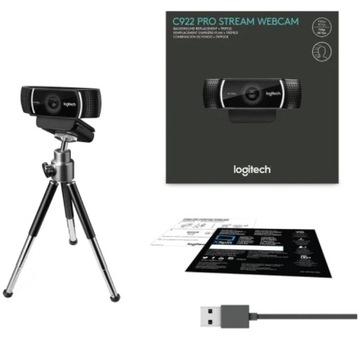 ВЕБ-КАМЕРА LOGITECH C922 СО ШТАТИВОМ WEBCAM PRO USB HD 1080p