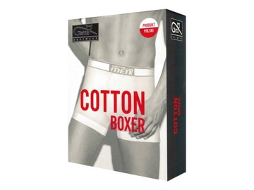 6 МУЖСКИХ БОКСЕРНЫХ Шорт GATTA BOXER ИЗ ХЛОПКОВОГО ТЕМНО-СИНЕГО ОКЕАНА L