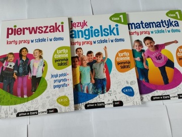 KARTY PRACY kl. 1 PIERWSZAKI Matematyka Angielski GREG