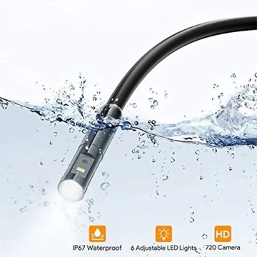 USB-камера для эндоскопов 3 в 1 IP67 7 мм SPU-E01 3,5 м