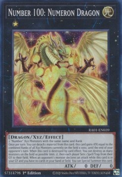 Yu-Gi-Oh! TCG: Number 100: Numeron Dragon (V.1) (RA01)