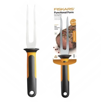 SZPIKULEC WIDELEC DO MIĘSA STEKA STAL FISKARS 11CM