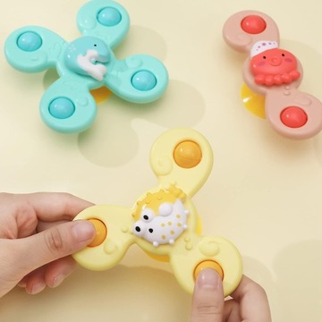 ZABAWKI OBROTOWE NA PRZYSSAWKĘ KĄPIEL DLA DZIECI