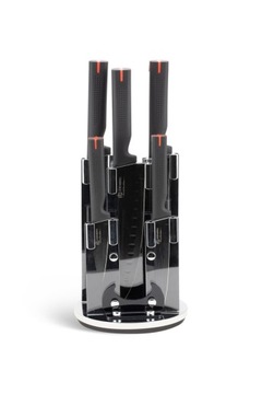 НАБОР ФУНКЦИОНАЛЬНЫХ КУХОННЫХ НОЖЕЙ 6 шт. ВРАЩАЮЩИЙСЯ БЛОК EDENBERG EB-926