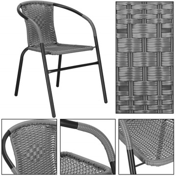 САДОВЫЙ СТУЛ ДЛЯ ТЕРРАСЫ, БАЛКОНА, ПРОЧНЫЙ, УДОБНЫЙ ДЛЯ СТОЛА, СОВРЕМЕННЫЙ МЕТАЛЛ.