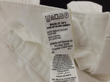 M&S bawełniane SPODENKI RYBACZKI lato _ 42